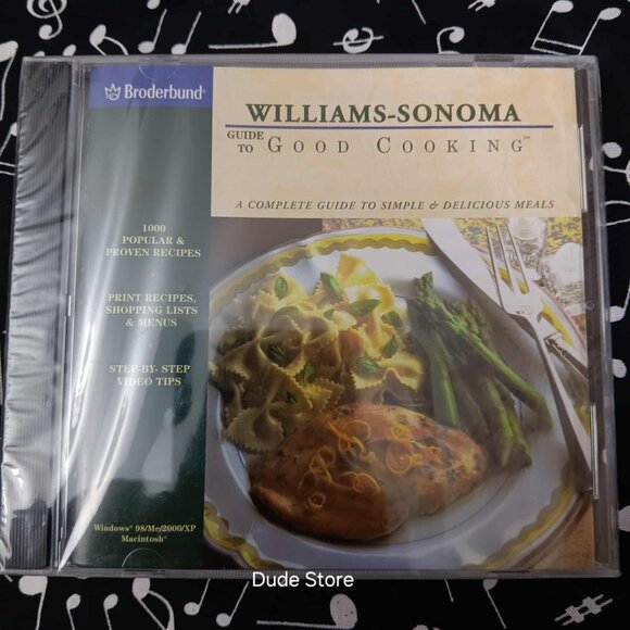 Brøderbund Williams Sonoma Guide To Good Cooking CD ROM PC Disc New Sealed 1996 - Picture 1 of 3